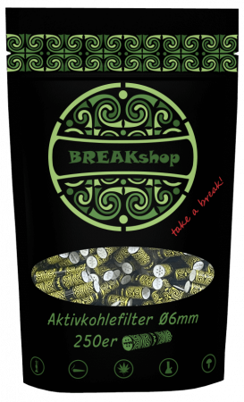 BREAKshop Aktivkohlefilter 6mm 250 Stk.